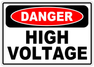 danger high voltage